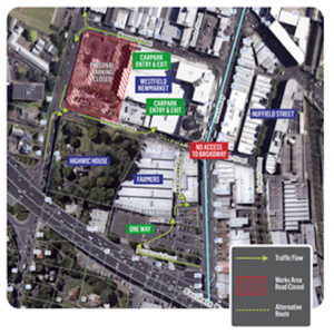 Infrastructure Works Around Westfield Newmarket Remuera